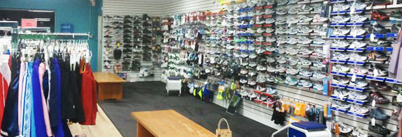running shoe store